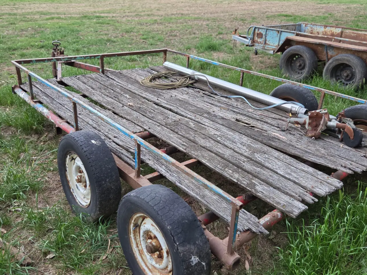 Used - Low Set Tandem Farm Trailer - photo 4