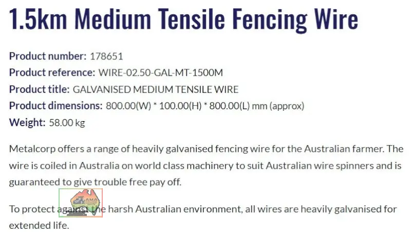 New 2.5mm Medium Tensile Wire - photo 2