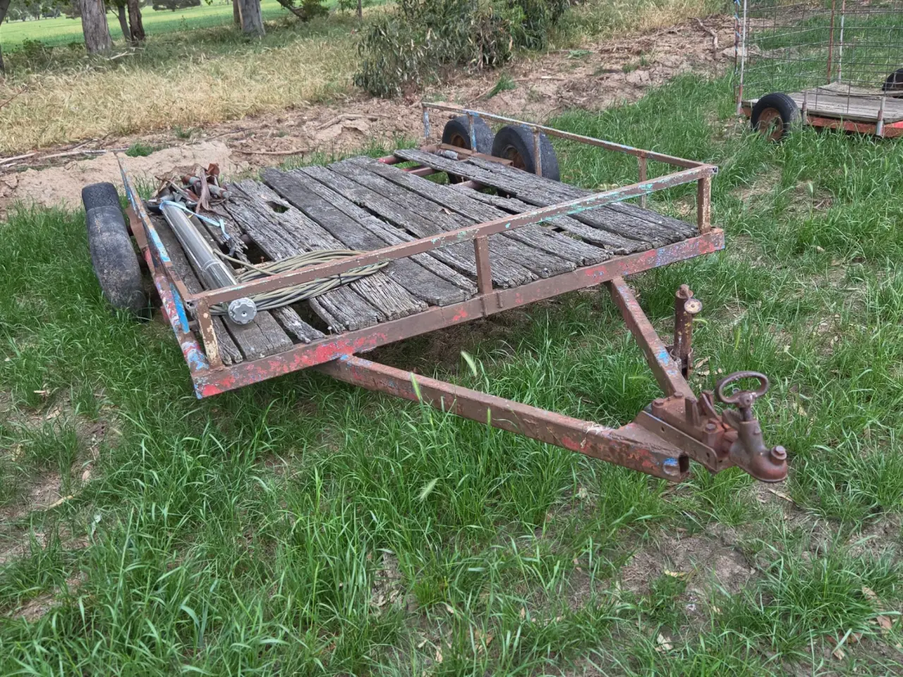 Used - Low Set Tandem Farm Trailer