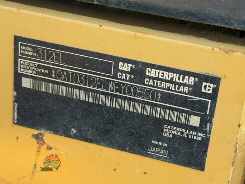 2016 Cat 312-E, 15 Ton Excavator (VIN: CAT0312ELWEY00550) - photo 4