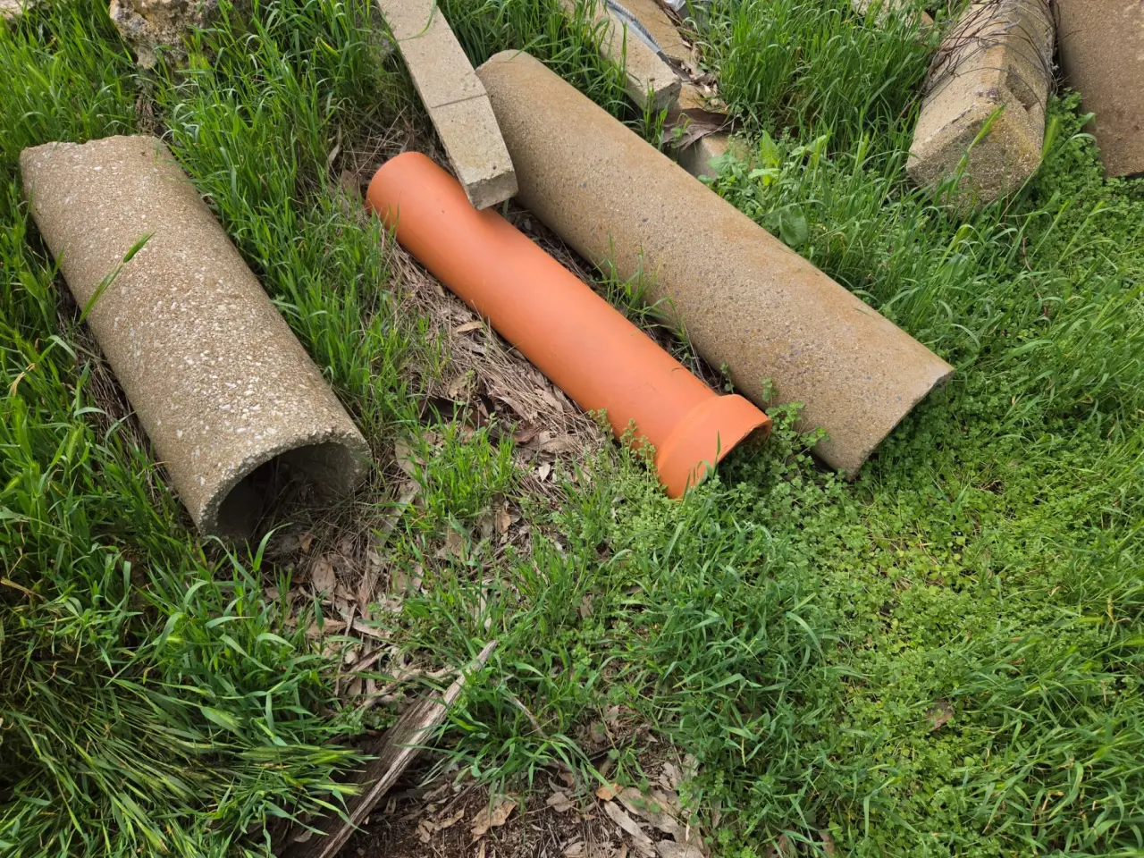 Assorted Concrete & Clay Pipes - photo 2