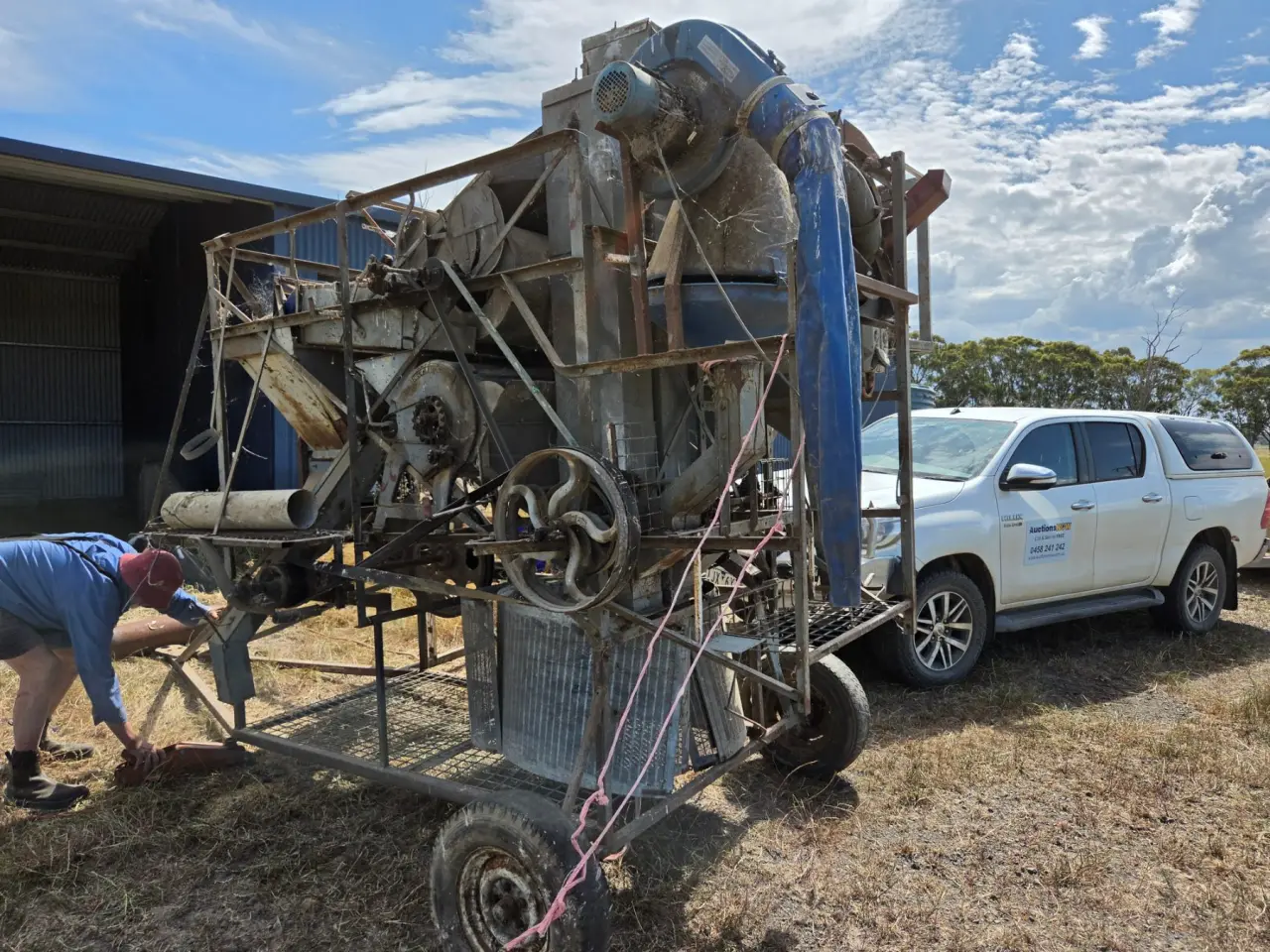 Used - Trailing Hannaford Seed Cleaner - photo 3