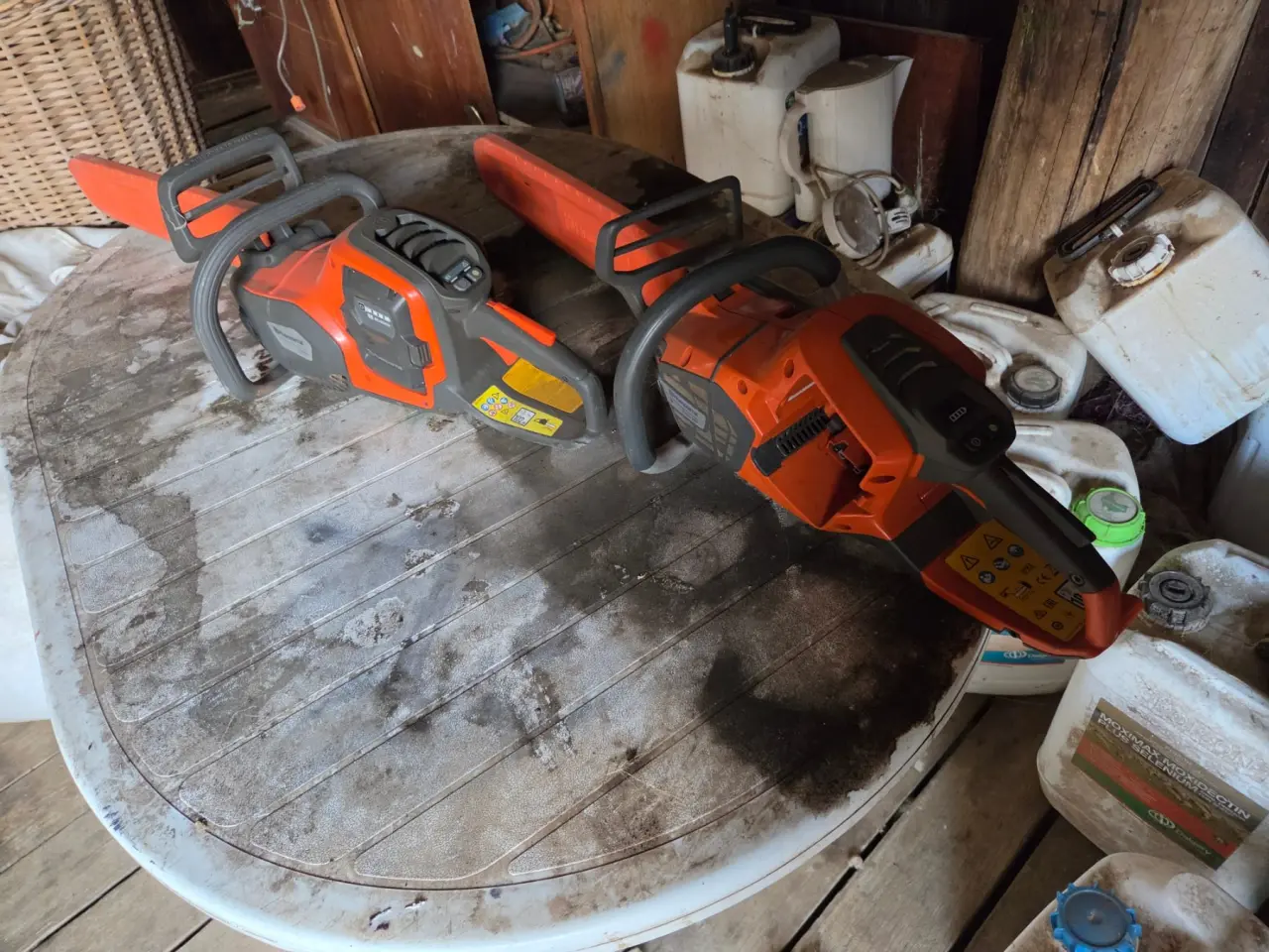 Used - 2x Husqvarna Electric Chainsaws