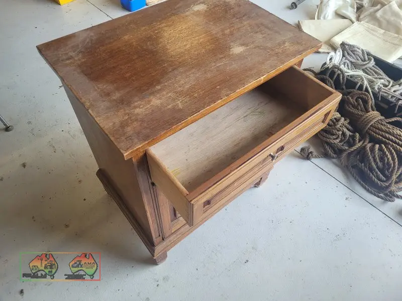 Small Antique Timber Cabinet - photo 3