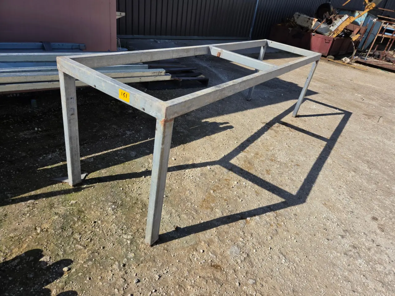 Galv. Workshop Bench Frame 3200L x 800W x 940H - photo 1