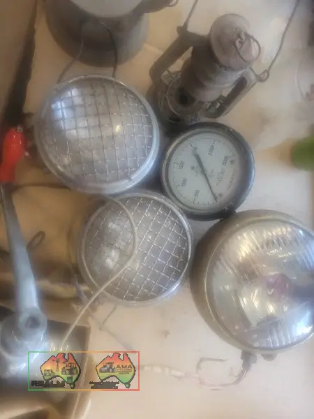 2x Tractor Headlights & Helicoid Gauge - photo 5