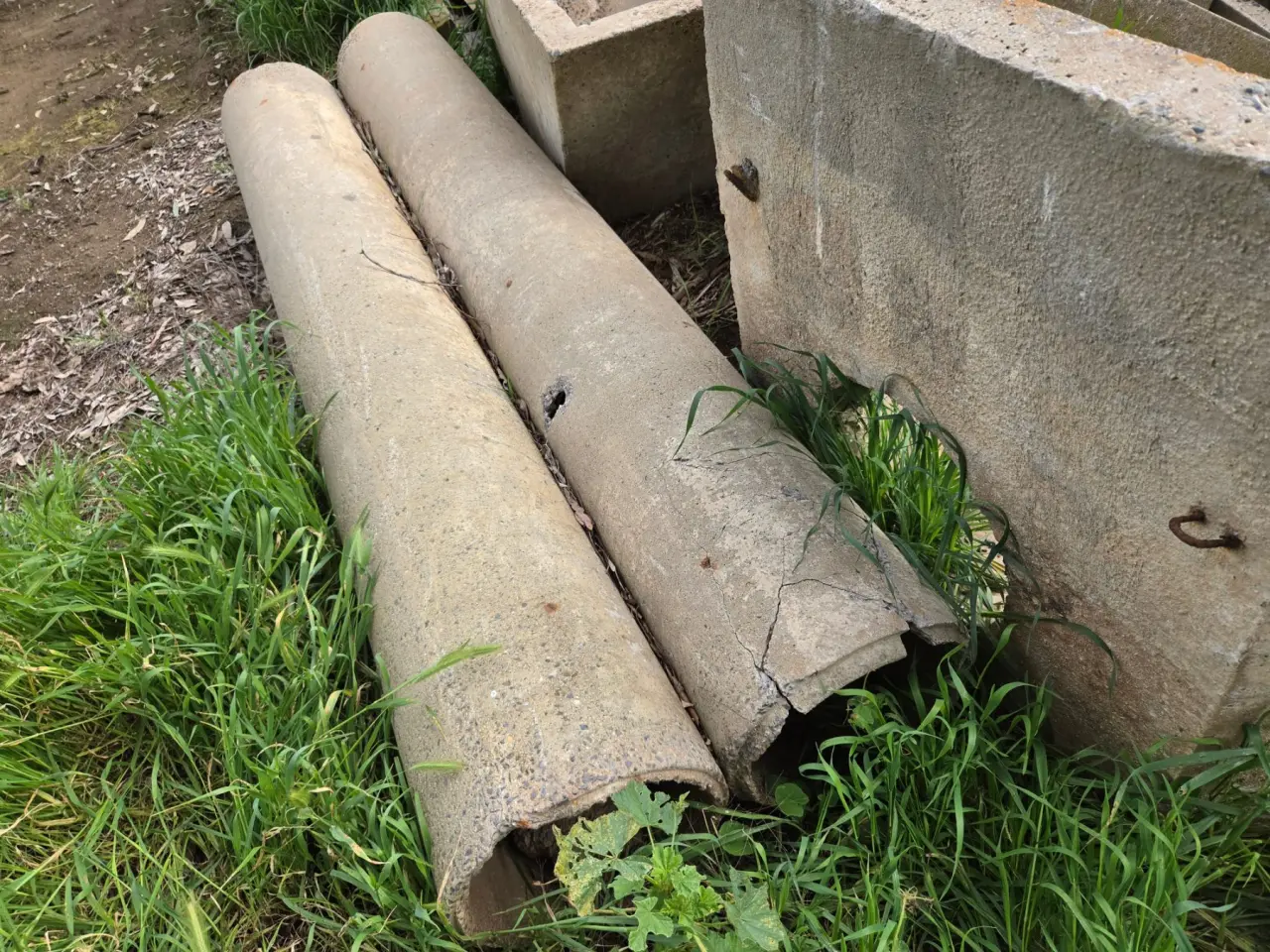 4x Culvert Ends & 2 Pipes - photo 6
