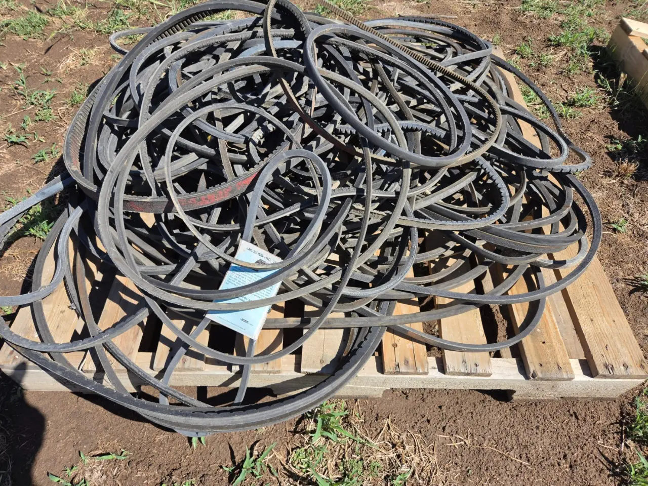 Used - Assorted A-Section V-Belts - photo 1