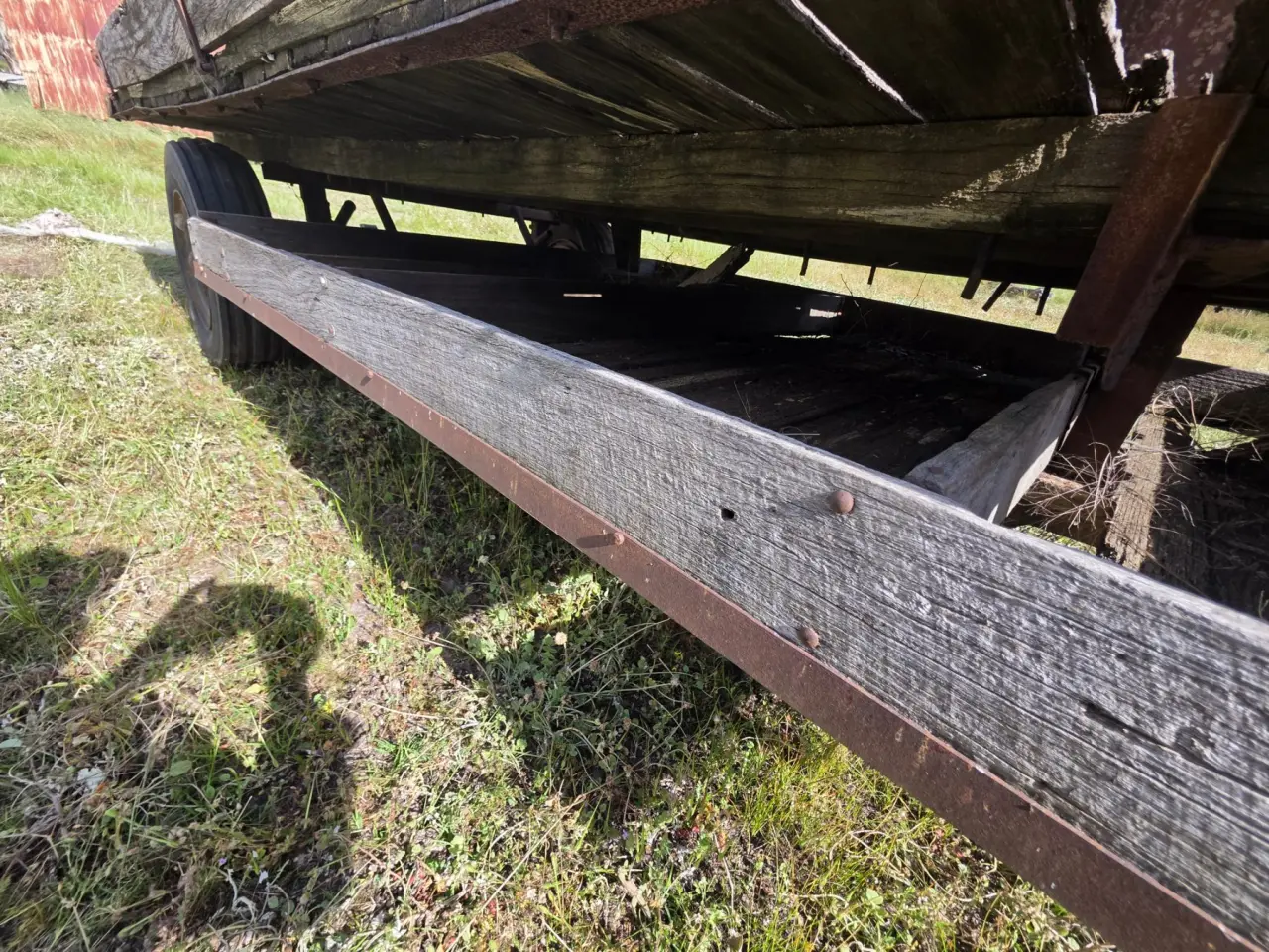 Used - Old Timber Farm Trailer - photo 3