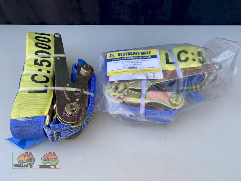 2x New 5t Rachet webbing tie downs ($/each) - photo 2