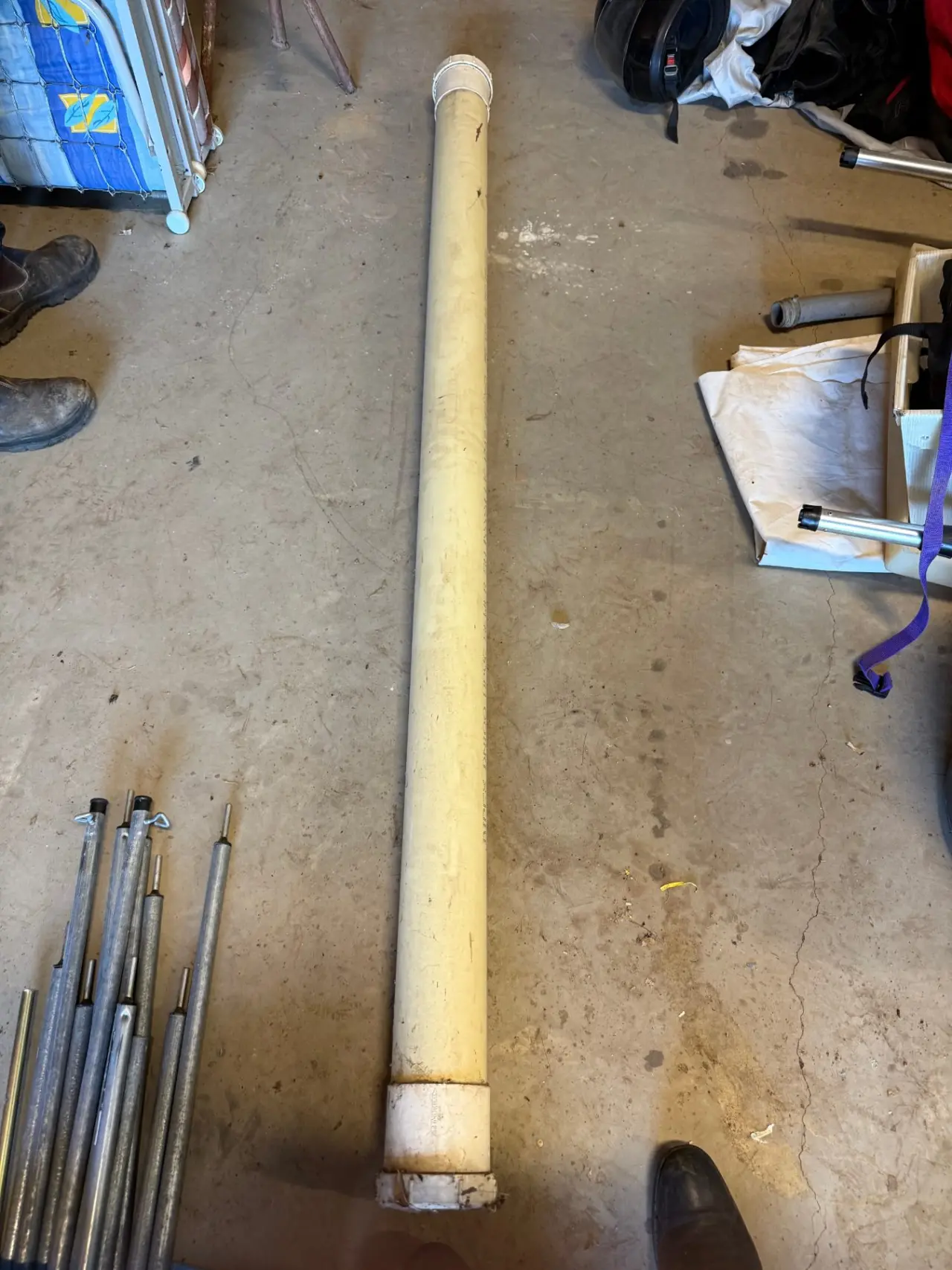 PVC fishing rod holder - photo 1