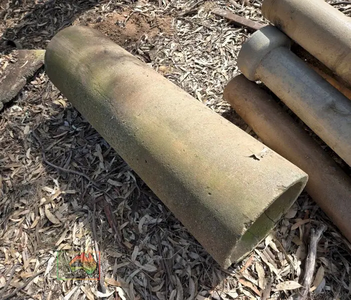 3x (12" x 4ft) Concrete Pipes - photo 3