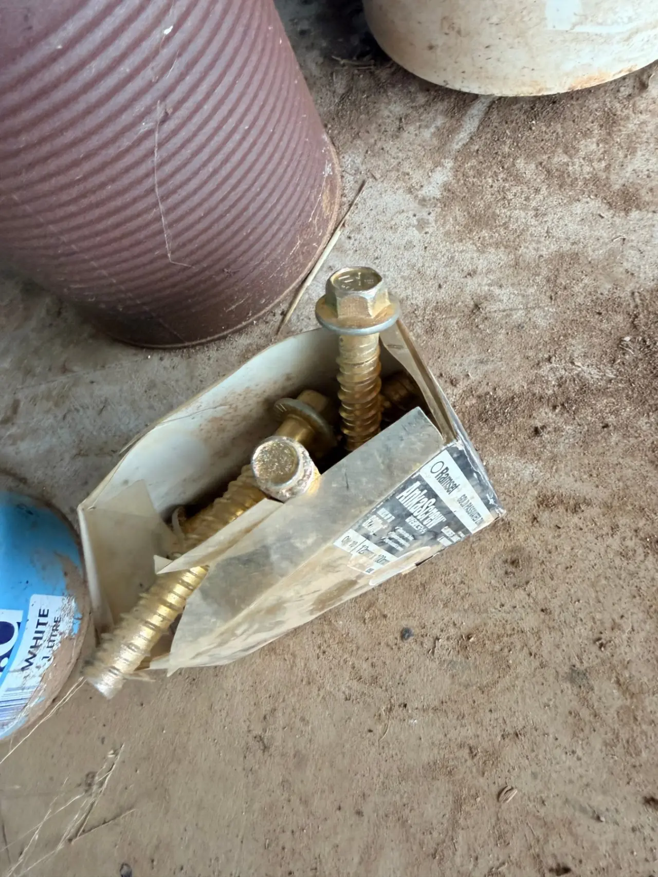 Tub full of assorted nuts, bolts, screws, rivets etc. - photo 11