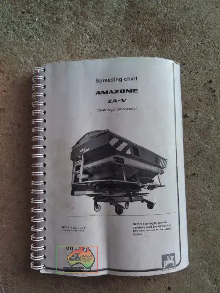 Amazone ZA-V 2600 3PL Super Spreader - photo 8