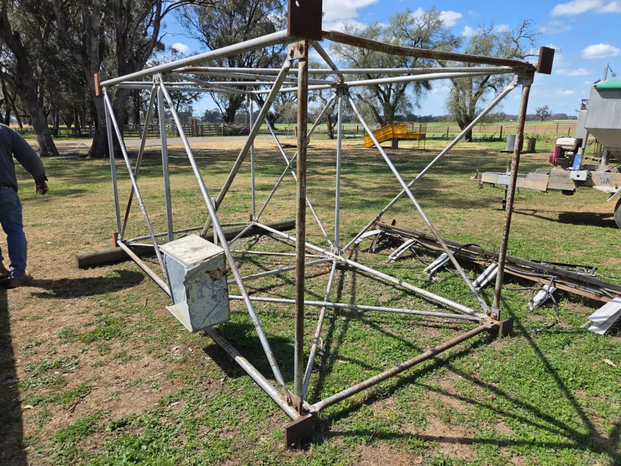 Used - Solid Steel Tank Stand Frame