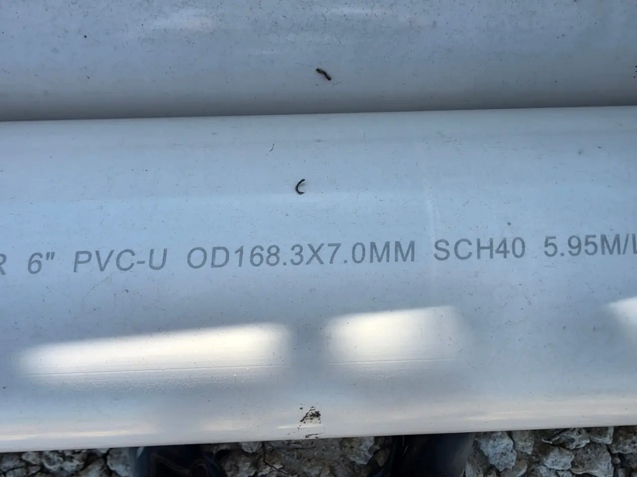 New 6" PVC-U Pipe 5.95m lengths - photo 4