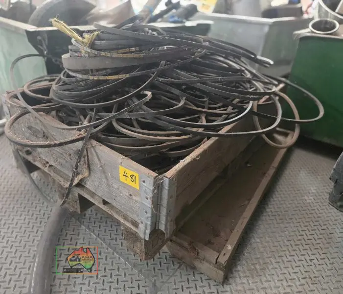 Large box full of assorted v belts - photo 1