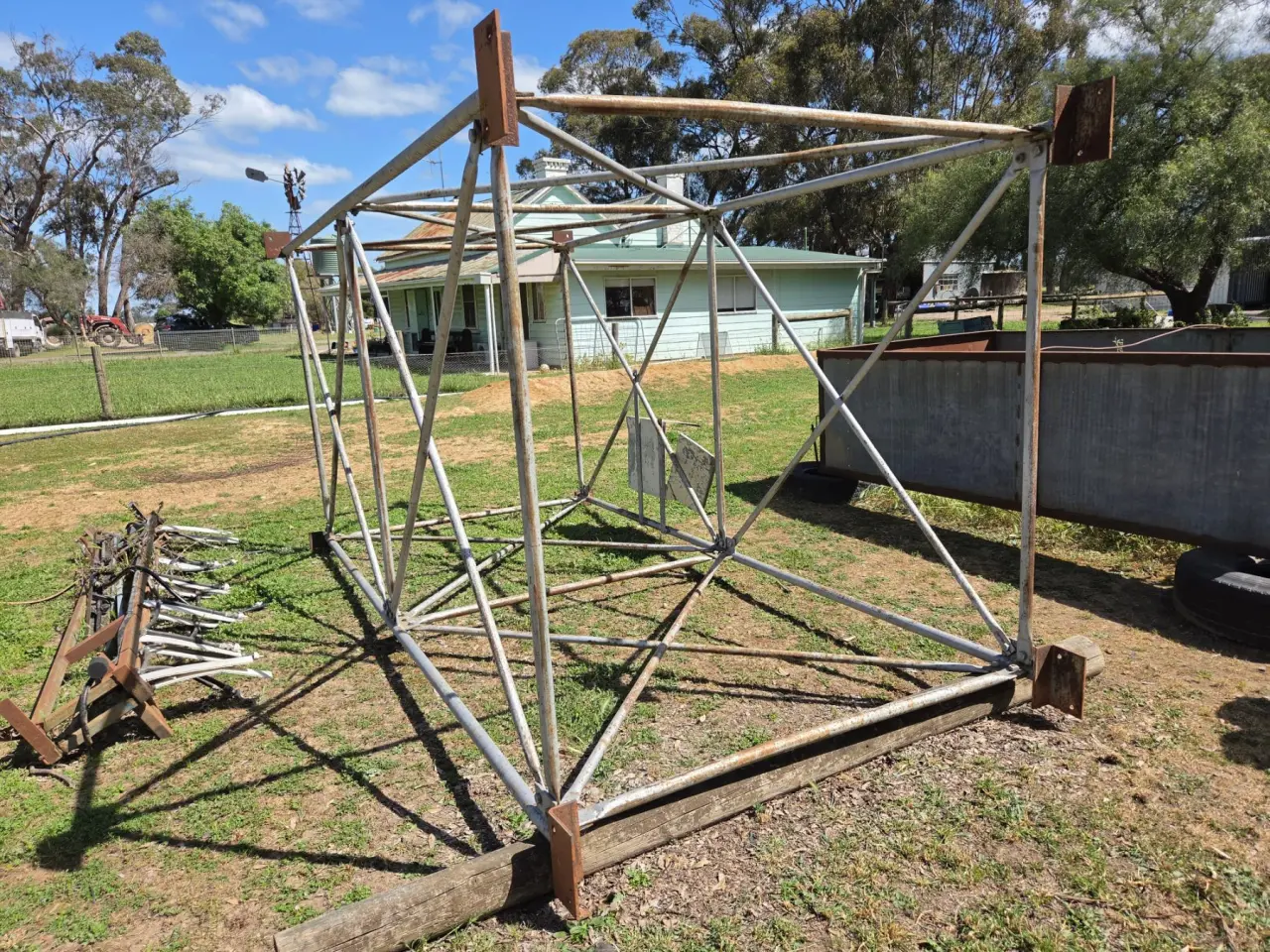 Used - Solid Steel Tank Stand Frame - photo 3
