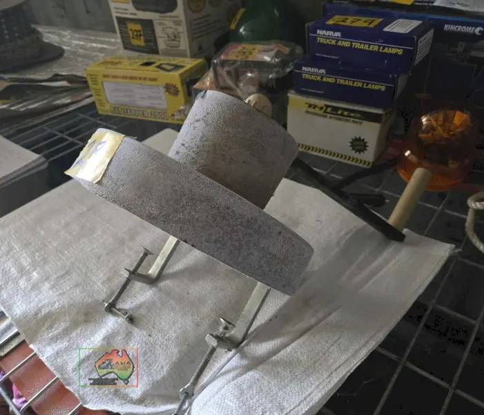 Clamped stone flow grinding wheel - photo 3