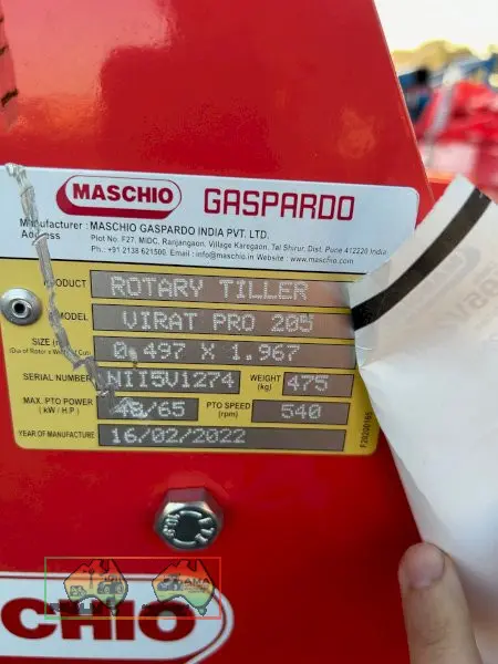 ( NEW )  - Maschio Virat rotary hoe 2 mt cut - photo 9