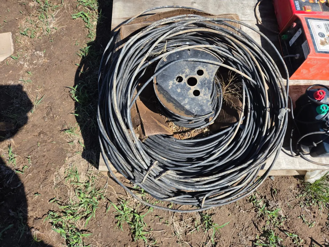 Used - Rolls of Underground Electric Fence Wire - photo 2