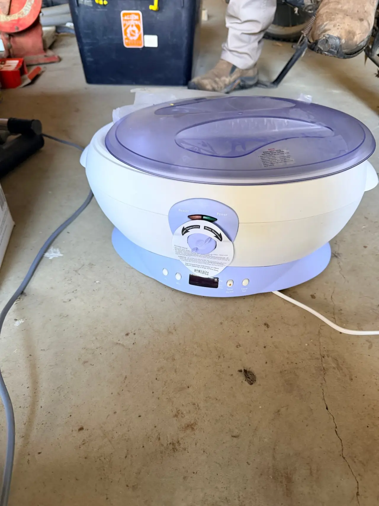 Homedics ParaSpa elite paraffin bath - photo 4
