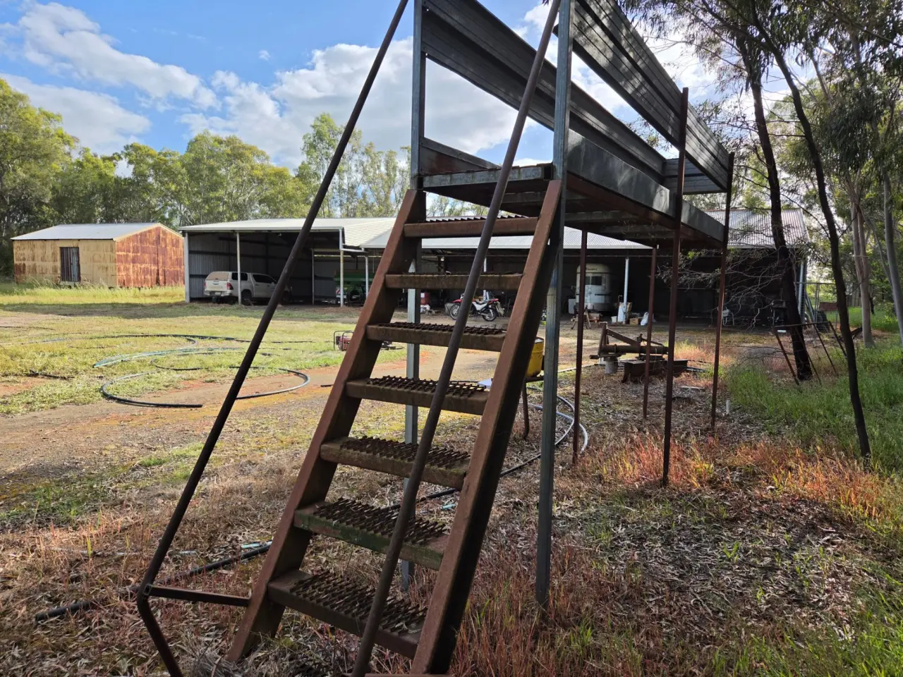 Used - O/head Gantry with Stairs & Safety Rails - photo 2