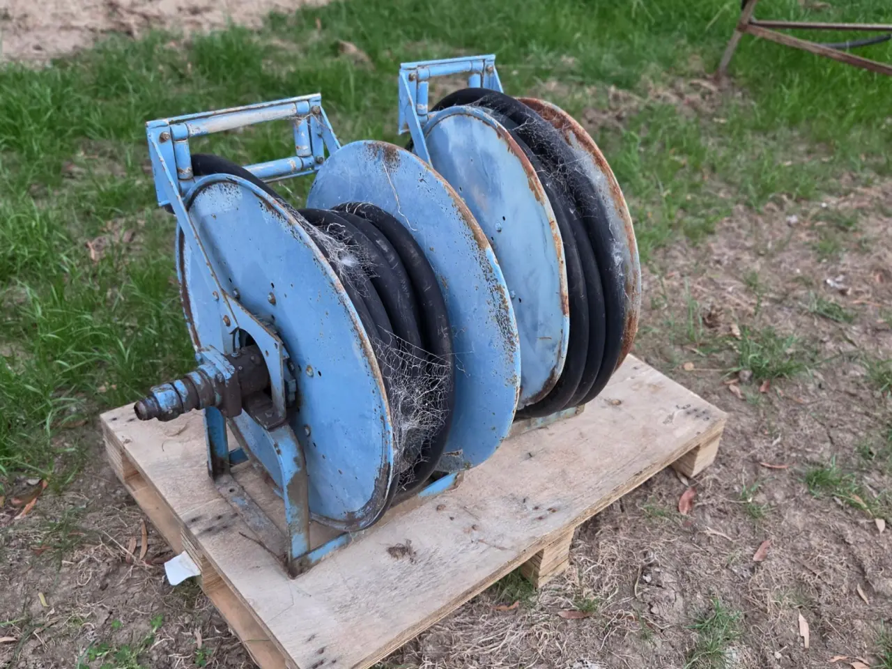 Used - 2x Retractable Fuel Hose Reels