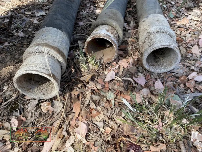 Rubber Concrete Hose with fittings x4 - photo 2