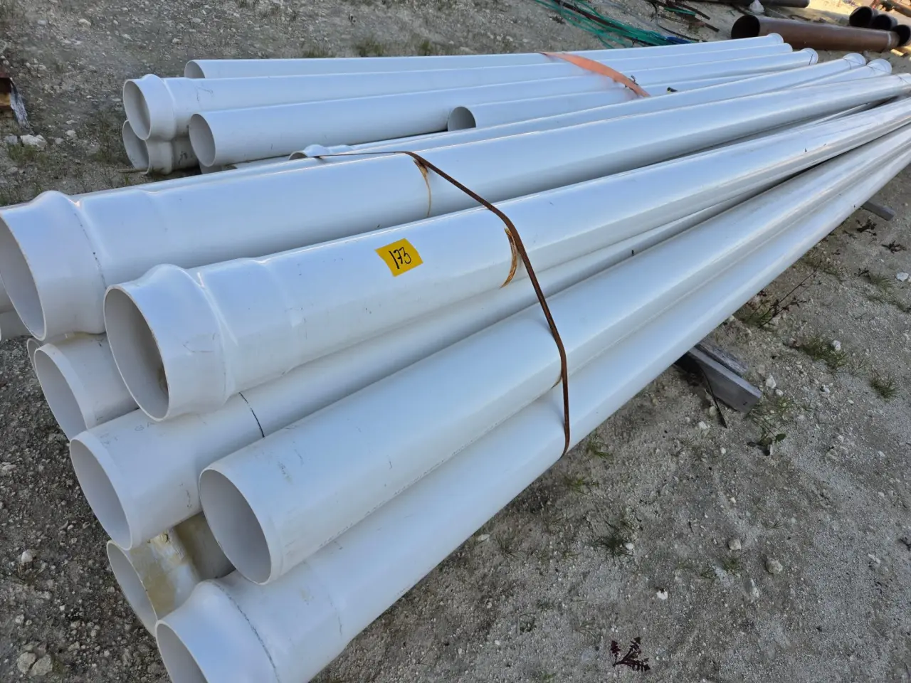 New DN-150 PN.6 PVC-U Pipe 5.95m lengths - photo 1