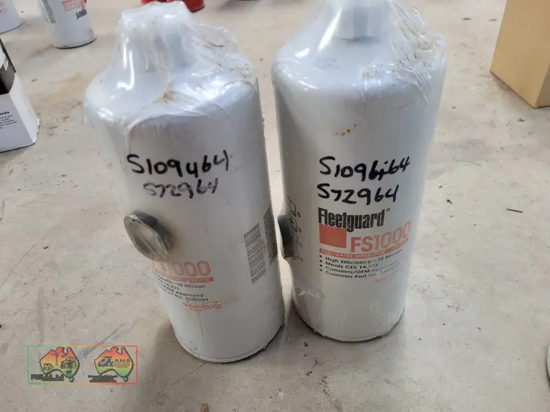 2x Fleetguard Fuel Water Separator Filter - FS1000 - photo 1