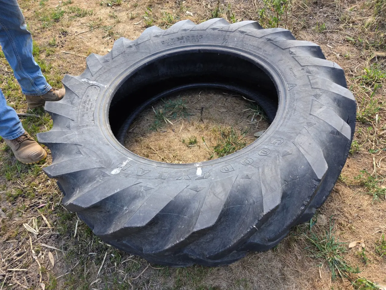 Used - Goodyear 14.9-30 Tractor Tyre - photo 1
