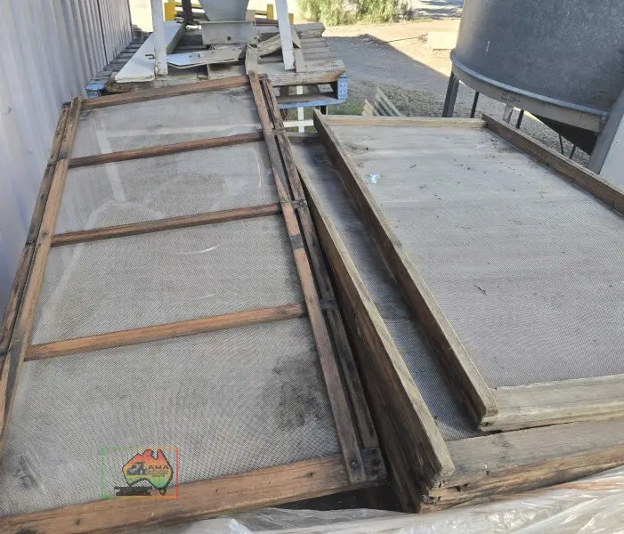 Grain / Rice Plansifter Screens - Timber Frames - Bulk Lot - photo 3