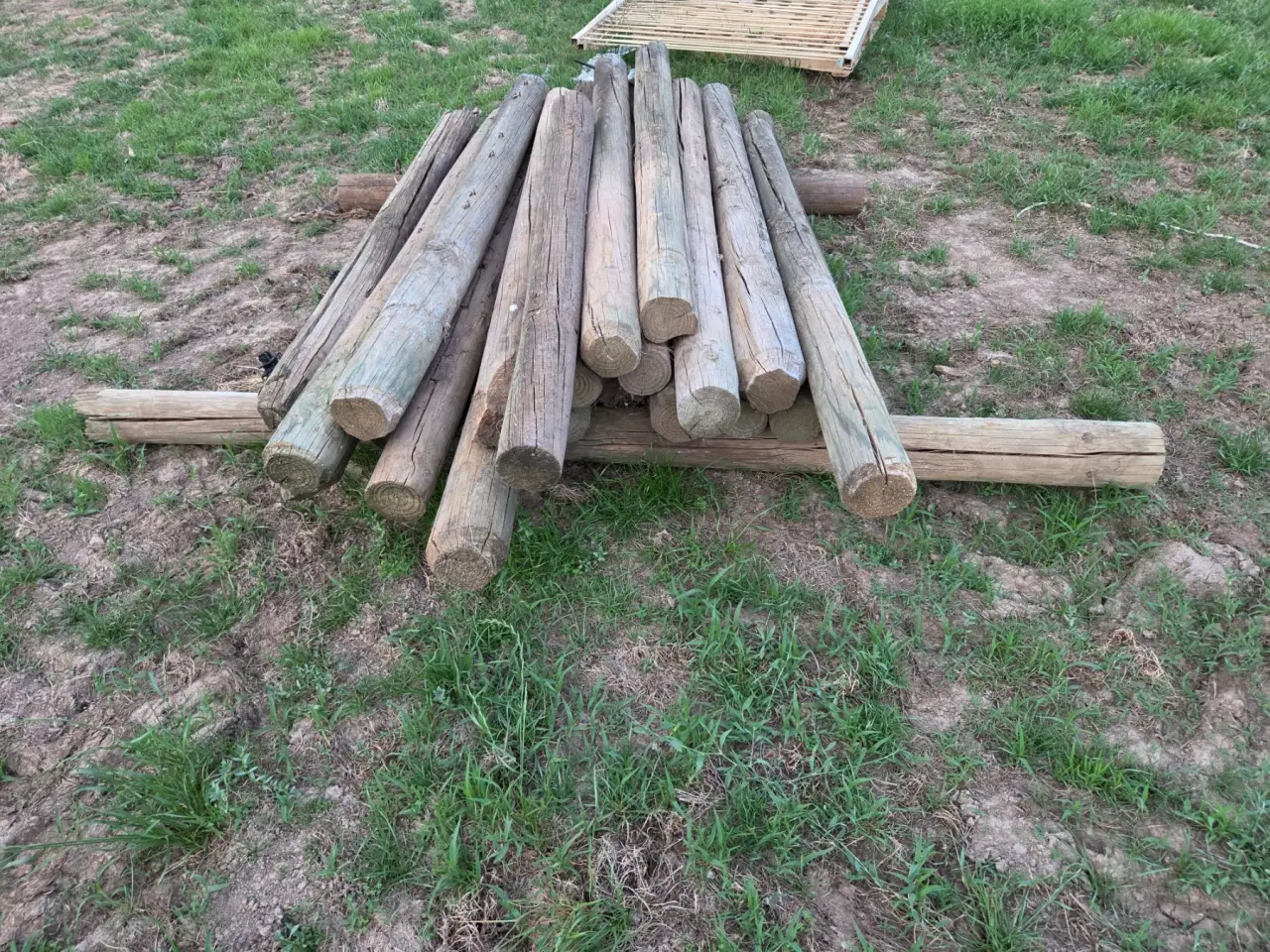 Used - x Assorted Pine Posts - photo 3