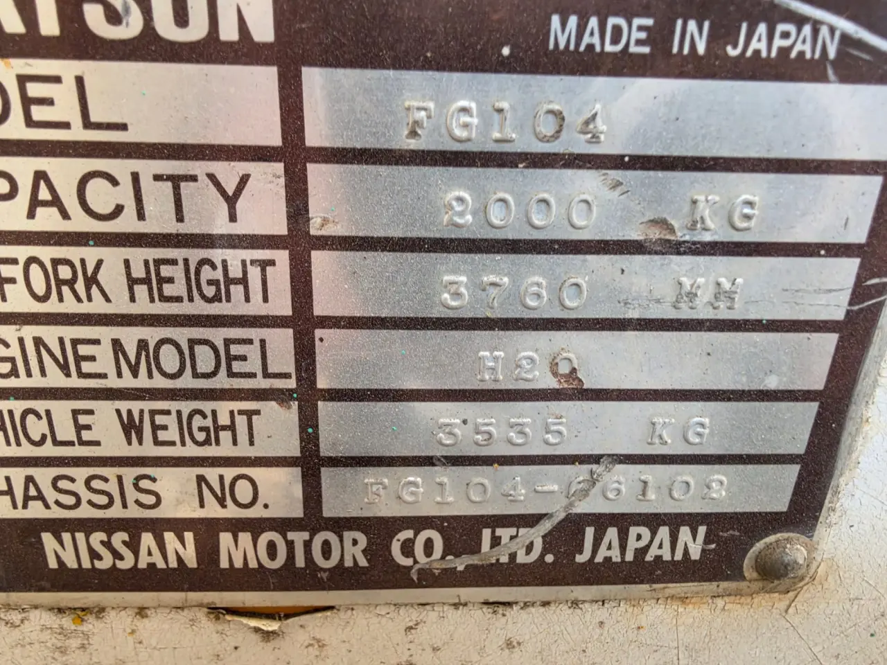 Datsun Petrol Forklift - photo 7