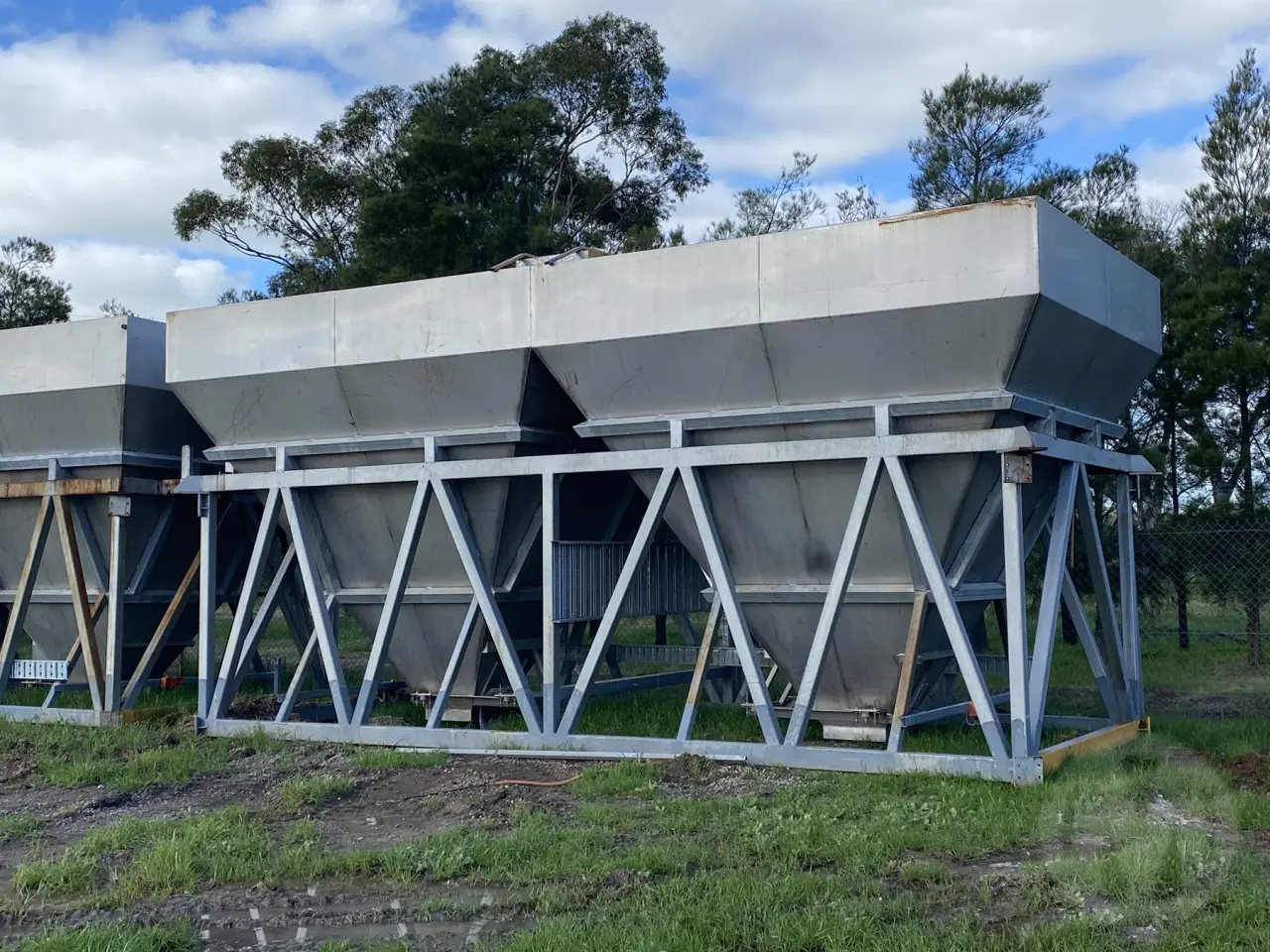 Twin 5 Ton Stainless Storage Bins - photo 2