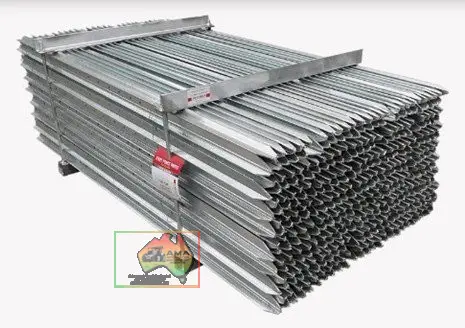 10x New Metalcorp Galv. Fence Posts - photo 1