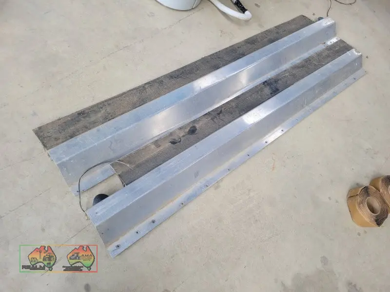 2x Rubber & Alloy Truck Fill-in Side Panels (Kyabram Vic.) - photo 1