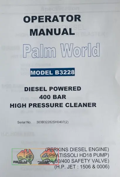 Diesel Powered High Pressure Water Blaster - photo 7