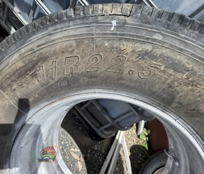 Pair of 11R22.5 Spider Rims with Steer Tyres - photo 5