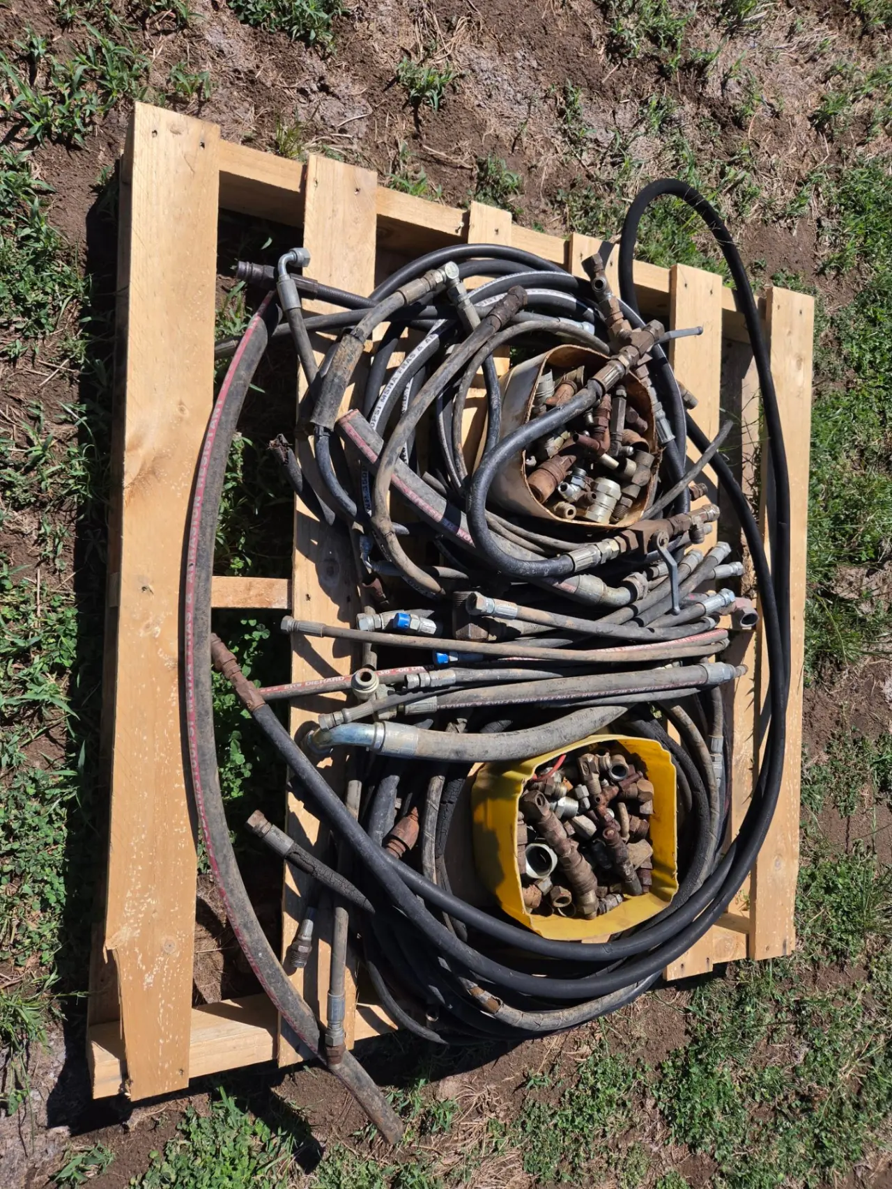 Used - Assorted Hyd. Hoses & Fittings - photo 4
