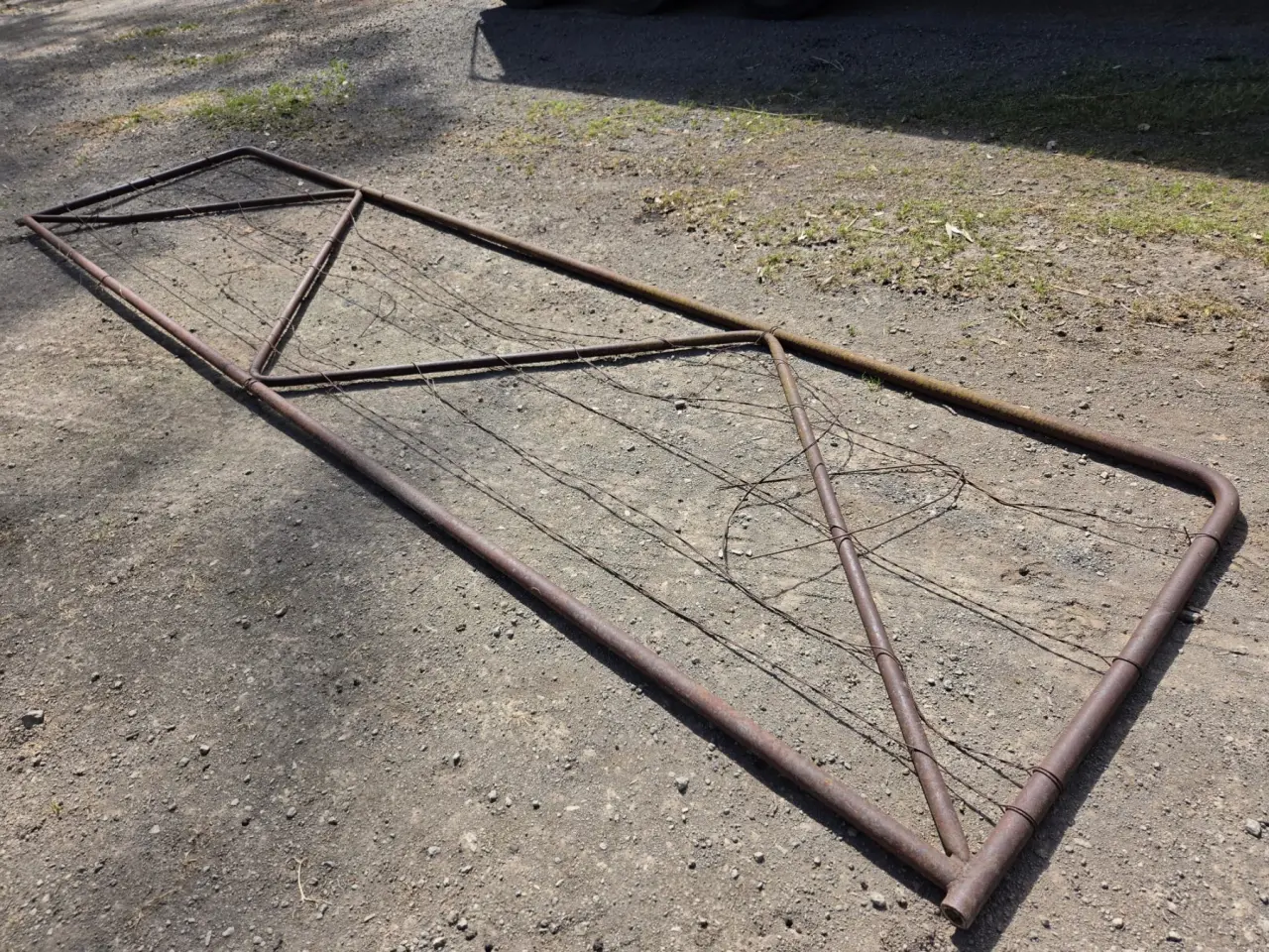 Used - 16ft Steel Farm Gate - photo 1