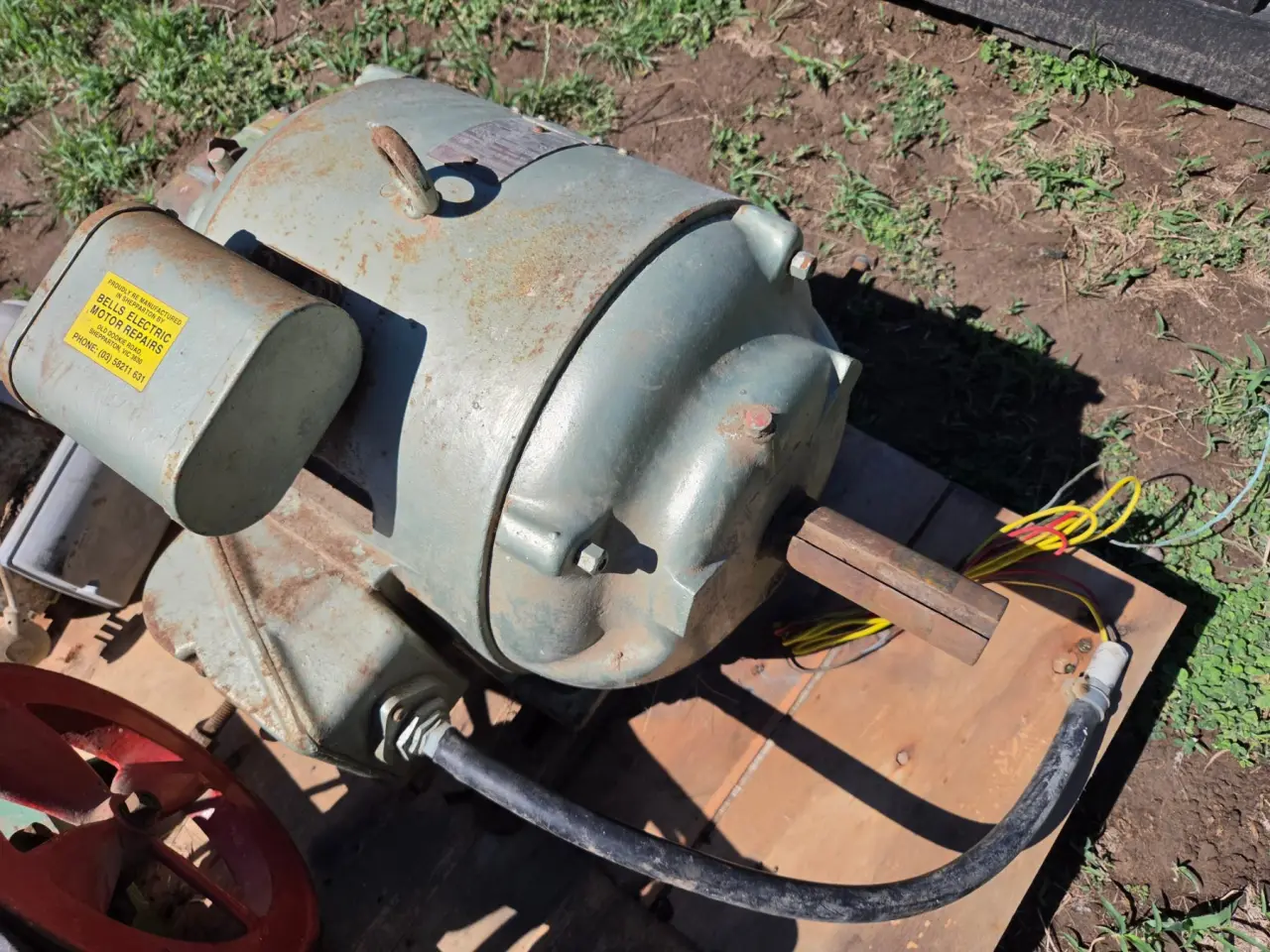 Used - 240/480v H/duty Industrial 5 Hp Elec. Mtr. - photo 3